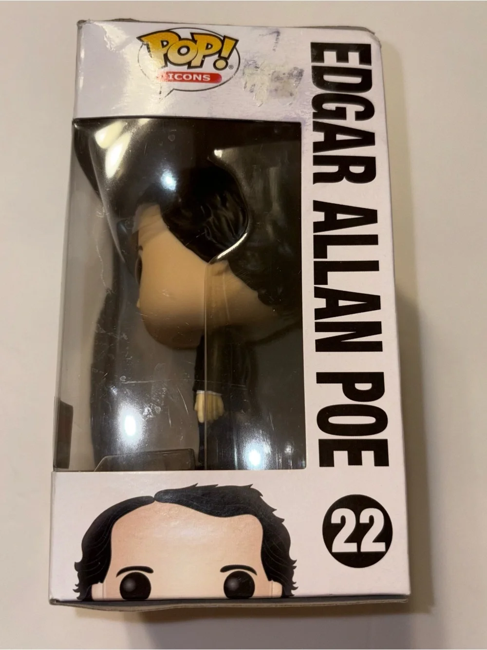 Funko Edgar Allan Poe Black and Cream Vinyl Figure - Limited Edition